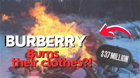 burberry burning inventory|burberry burns clothes.